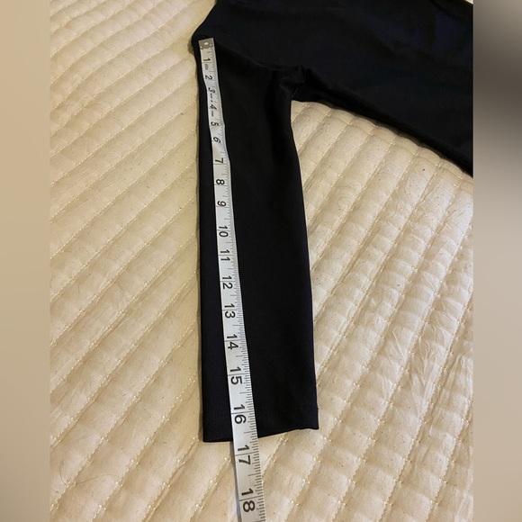 Long Sleeve Black Dance Unitard Size 12/14 Child-Large - Picture 7 of 8
